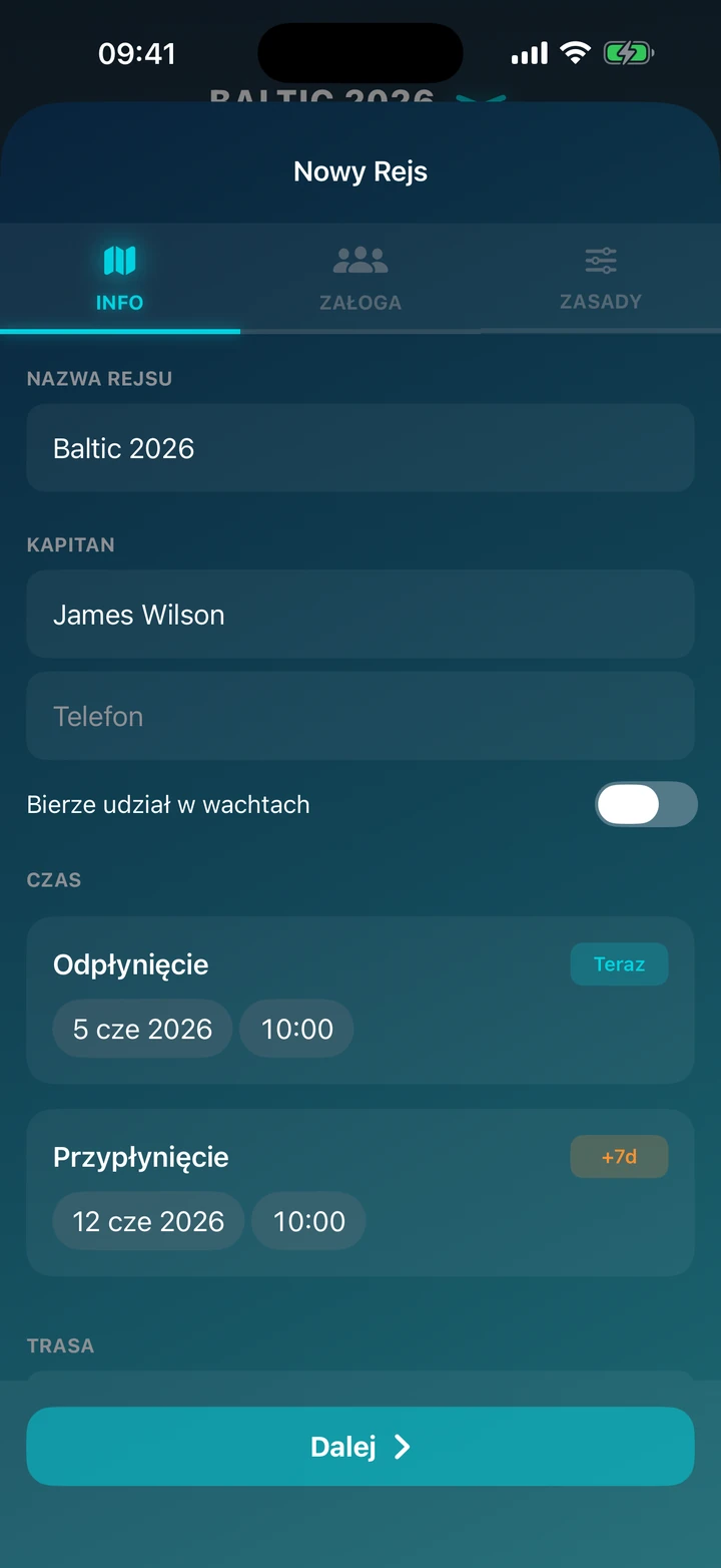 Krok 1: Karta INFO