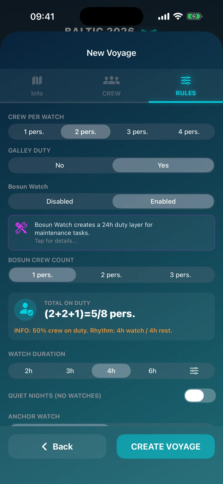 Step 3: Watch Parameters